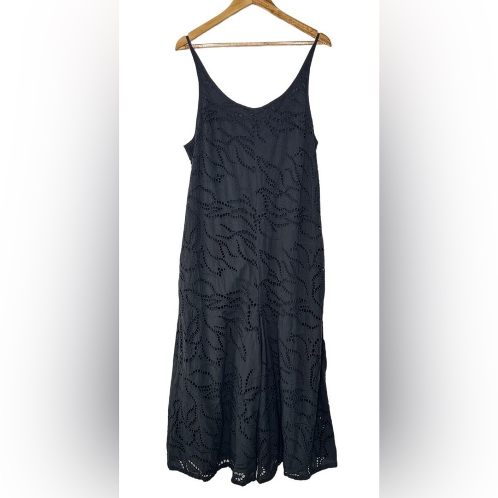 Anthropologie Maeve eyelet jumpsuit